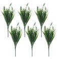 thumbnail image 1 of 6PC Artificial Peppermint Flowers With Realistic Green Plant And Pointed Leaf Grass, 1 of 2
