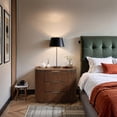 thumbnail image 2 of Meridian Furniture Astrid Brown Solid Wood And Oak Veneer Nightstand, 2 of 12