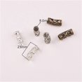 thumbnail image 2 of Alloy Tube Beads Metal Alloy Hollow Out Tube Beads for Jewelry Making 45Pcs, 2 of 4