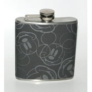 Mickey Mouse Fun Faces Print 6 oz Size Stainless Steel Liquor Hip Flask Flasks Birthday Party Christmas Gift Idea!