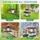 thumbnail image 1 of Outdoor Indoor Bird Feeder Large Capacity Bird Feeder Garden Patio Decor Retractable Bird Feeder, 1 of 5