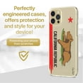 thumbnail image 2 of Case Yard iPhone-12-Pro-Max Case Clear Soft & Flexible TPU Ultra Low Profile Slim Fit Thin Shockproof Transparent Bumper Protective Cover Drop Protective Cell Phone Cases (Happy California Republic), 2 of 8