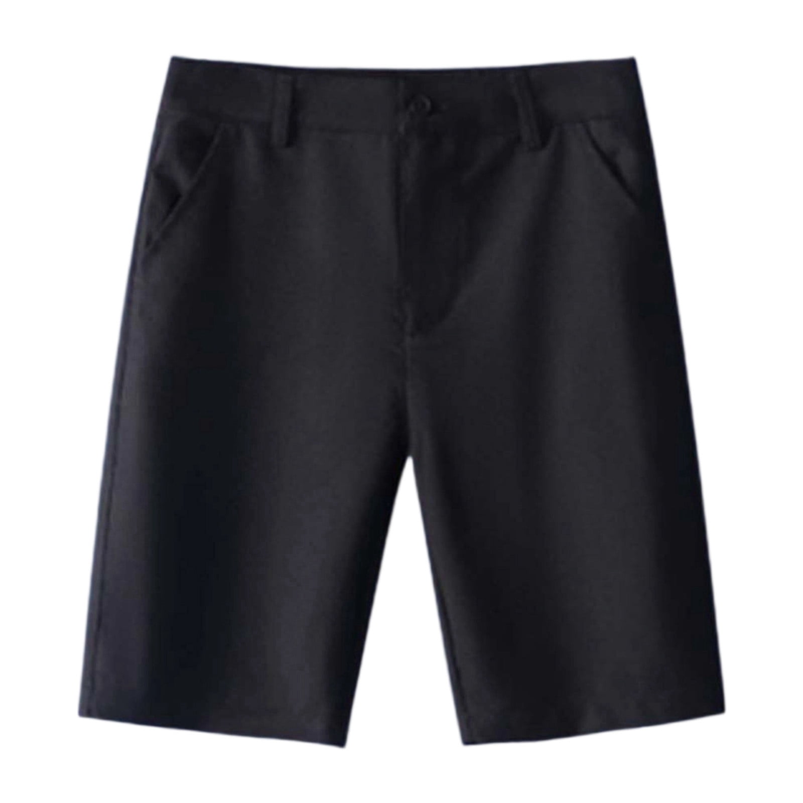 Boys Black Shorts Breathable School Uniform for Boys Boys Sweatpants Size 13-14 Years