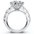 thumbnail image 2 of Pompeii Certified 5 1/2 cttw Diamond Engagement Ring 14k White Gold Lab Grown (GH,VS1-VS2), 2 of 6