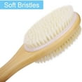 thumbnail image 6 of Jierger 17" Brush Double-Sided and Head Stiff with Soft Handle Brush , Long Handle Shower Brush,Back Scrubber,Body Exfoliator for Bath or Dry Brush,Bath Brush,Back Brush, 6 of 9