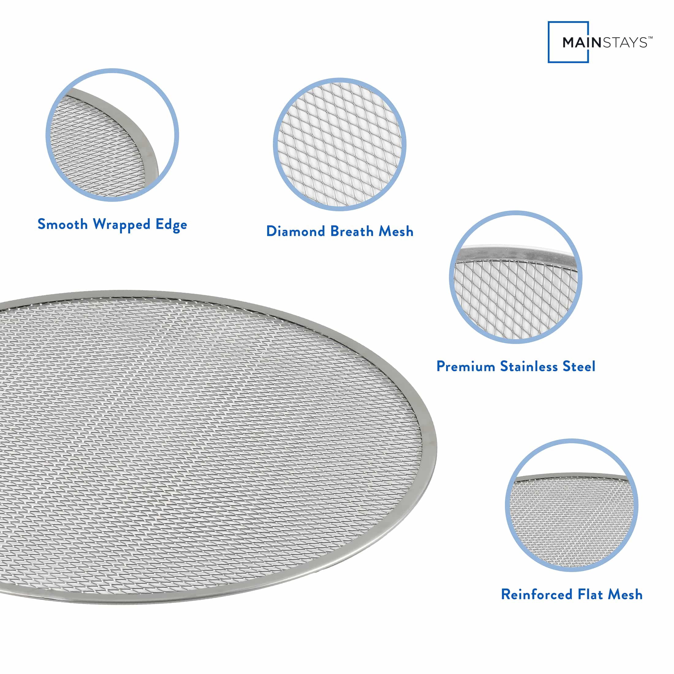Mainstays Stainless Steel 16" Pizza Screen