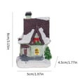 thumbnail image 2 of Light Up Christmas House Village Set Winter Snow Christmas Town Village with LED Lights for Christmas Festival Indoor Decor for Kids Holiday Tabletop Decorations, 2 of 5