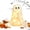White, variant on Light Up Confetti Ghost Halloween Decor, LED Resin Ghost Figurine with Warm Glow & Stained Glass Style, Tabletop Ornament for Mantel Shelf Party