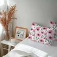 thumbnail image 5 of Pink Flowers Outdoor Pillow Covers Pack of 2 Poppy Watercolor Country Botanical Farmhouse Waterproof Throw Pillow Covers Decorative Cushion Cases for Patio Garden Tent Balcony Couch 20x12 inch, 5 of 8