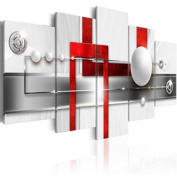 Tiptophomedecor Glamour Canvas Wall Art - Idyll Of Harmony - Stretched & Framed Ready To Hang Art