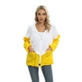 thumbnail image 3 of Liquidation! Veste Fine de Printemps pour Femmes Mode Veste Imperméable Manteau Isolé Coupe-Vent Extérieur Noir 2TG, 3 of 9