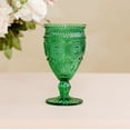 thumbnail image 2 of Weddingstar Vintage Style Pressed Glass Wine Goblet - Green, 2 of 4