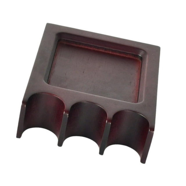 jinwen Billiard Pool Cue Holder Billiard Stick Rack for Table Edge Party Enthusiast Red