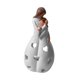 thumbnail image 3 of Mamá de la hija Estatua de la estatua del escritorio Candeler Soporte de figura moderna para la sala de estar del escritorio de entrada, 3 of 9