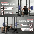 thumbnail image 5 of MITONOS Exercise Power Cage with Pull Up Bar,2000LBS Squat Rack with LAT Pulldown System, Multi-Function Weight Cage Strength Training Machine,Workout Cage with Attachments for Home Gym,RD, 5 of 10