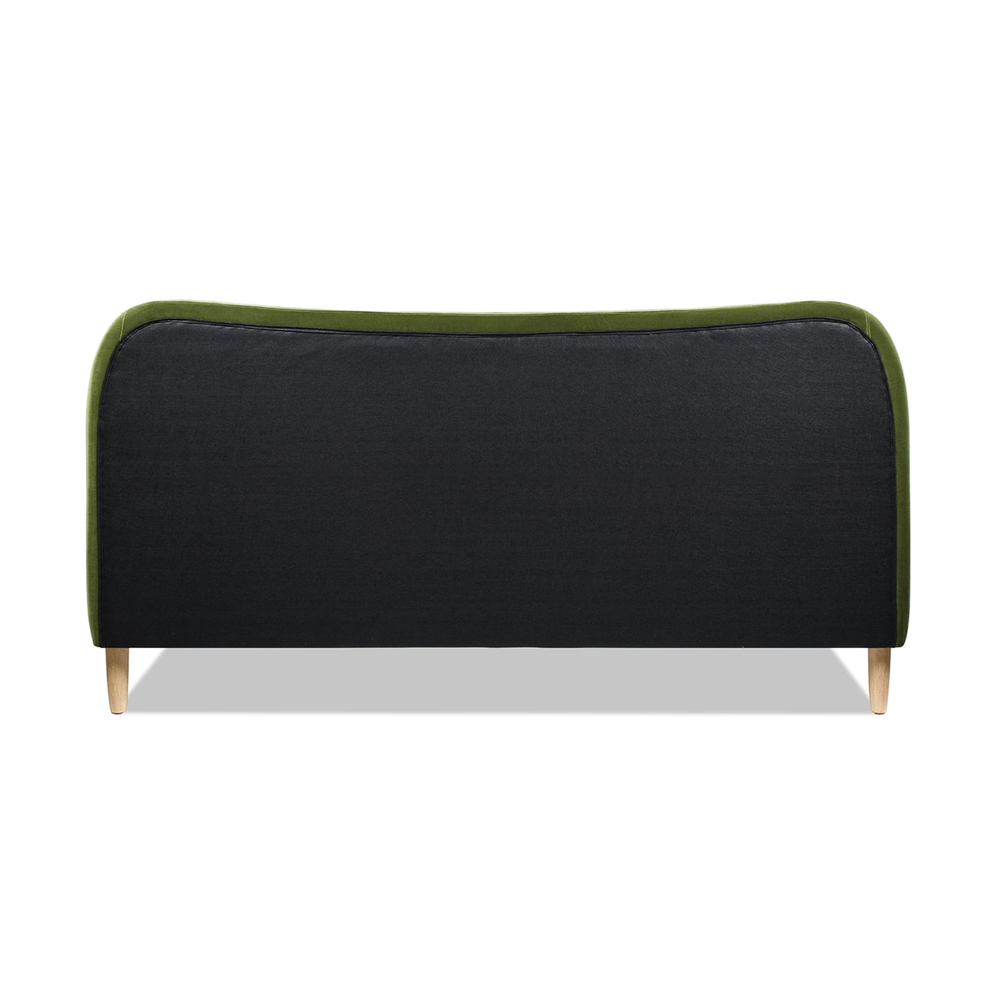 Jennifer Taylor Home Roman Curved Headboard Upholstered Platform Bed, King, Olive Green Performance Velvet