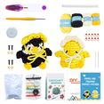 thumbnail image 2 of DIY Crochet Kit for Beginners, Complete Plush Knitting Set with Yarn, Tools & Tutorial – Relaxing Craft Starter Pack, Crochet Amigurumi Kits, Penguin and Chick, 2 of 2