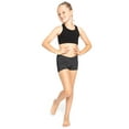 thumbnail image 2 of Stretch Is Comfort Girl's Nylon Spandex Stretch Booty Shorts | Child Size 2 -12, 2 of 6