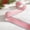 Pink, variant on Velvet Christmas Wired Ribbon, 4 Inch Wide x 5.5 Yards Embossed Border Ribbon, Double Sided Velvet Ribbon for Christmas Tree Wreaths Gift Wrapping Bows Home Decorations (Red)