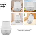 thumbnail image 3 of LOVEVER Electric Garlic Blender Veggie Chopper Electric Crusher Food Crusher Onion Chopper Garlic Chopper Garlic Crusher, 3 of 6