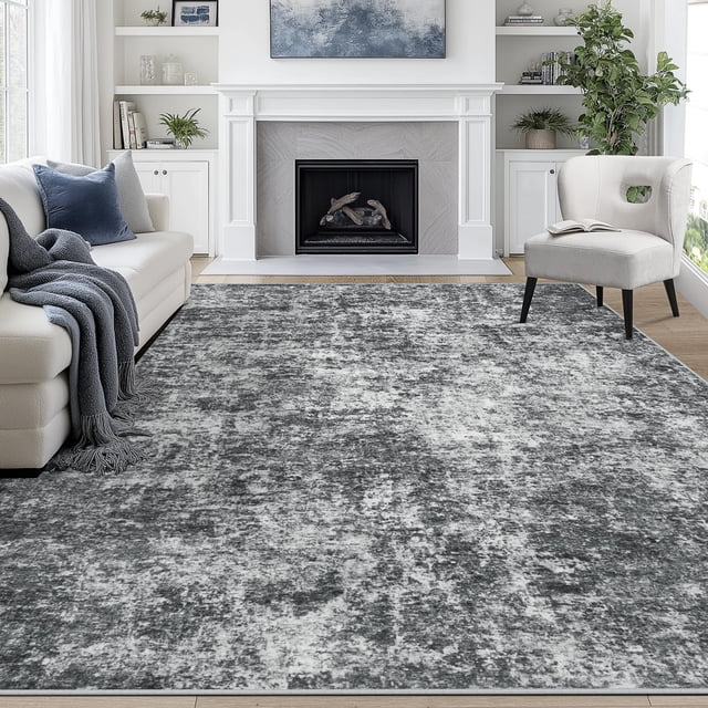 Alfombra Aelenmu 229 x 305 cm lavable, antideslizante, abstracta