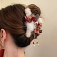 thumbnail image 3 of Christmas Winter Hair Clip Festive and Cozy for Girls and Women Autumn & Winter, 3 of 4