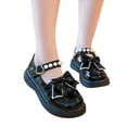 thumbnail image 3 of Girls Dress Shoes Wedding Bowknot Girl Shoes Princess Party School Shoes Leather Shoes For Kids Kids Summer Outdoor Shoes Black 9.5 Years-10 Years, 3 of 9