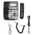 thumbnail image 2 of Corded Phone, Dual Port Wall Mounted Desk Wired Telephone, Mute Last Number Re Dial Function, Noise Reduction Landline For Home Hotel Office, 2 of 8