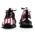 thumbnail image 3 of Aesthetic Heather Violet And White Vertical Walking Shoes for Men Woman Lightweight Tennis Fashion Elastic Sports Shoes Cushion Basketball Shoes, 3 of 7