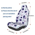 thumbnail image 3 of Fotbe Daisies Flowers Funda para Asiento de Auto con Estampado – Impermeable y Antisudor – Ajuste Universal, Lavable a Máquina, Antideslizante (1 Pieza), 3 of 5