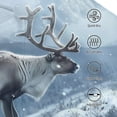 thumbnail image 3 of Fuzoiu Winter Reindeer In Snowy Mountains Print Adjustable Baseball Cap for Men and Women, Unisex Sports Hat, Sun Protection Hat for Running Workouts and Outdoor Activities All Seasons, 3 of 6