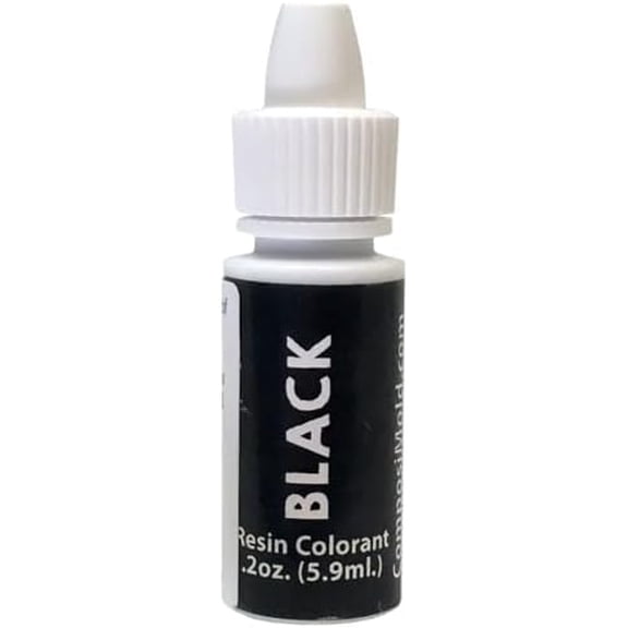 Black Epoxy Pigment (Colorant, Dye, Tint) 6cc (0.2 oz.)