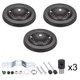 thumbnail image 5 of Kit de Canopy de Techo Uxcell con Alivio de Tensión del Cable de Lámpara 5-1/8 pulgadas Bronce Aceitado 3Pcs, 5 of 5