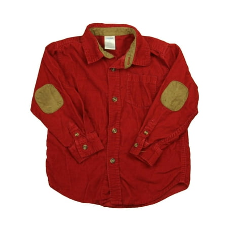 

Pre-owned Gymboree Boys Red Button Down Long Sleeve size: 3T