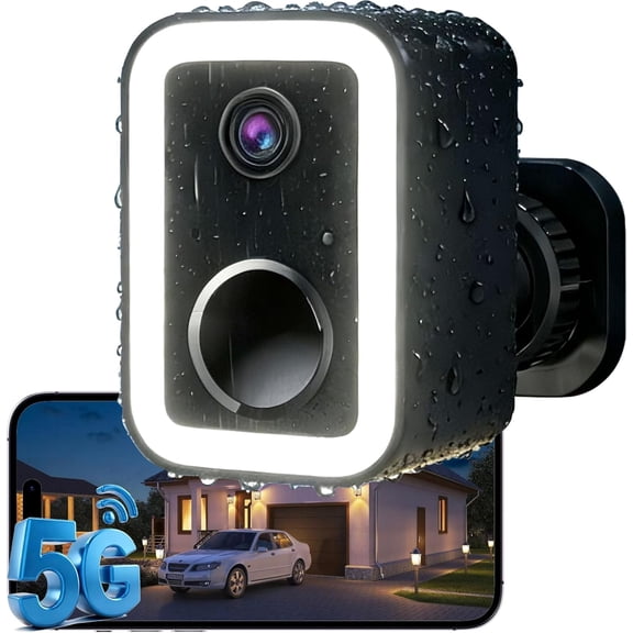 Tigebraver 2026 Upgraded 2K Security Cameras Wireless Outdoor, AI Motion Detection Spotlight Siren Alarm, Battery Powered for Home Security, Full-Color Night Vision, Support WiFi 5G & 2.4G