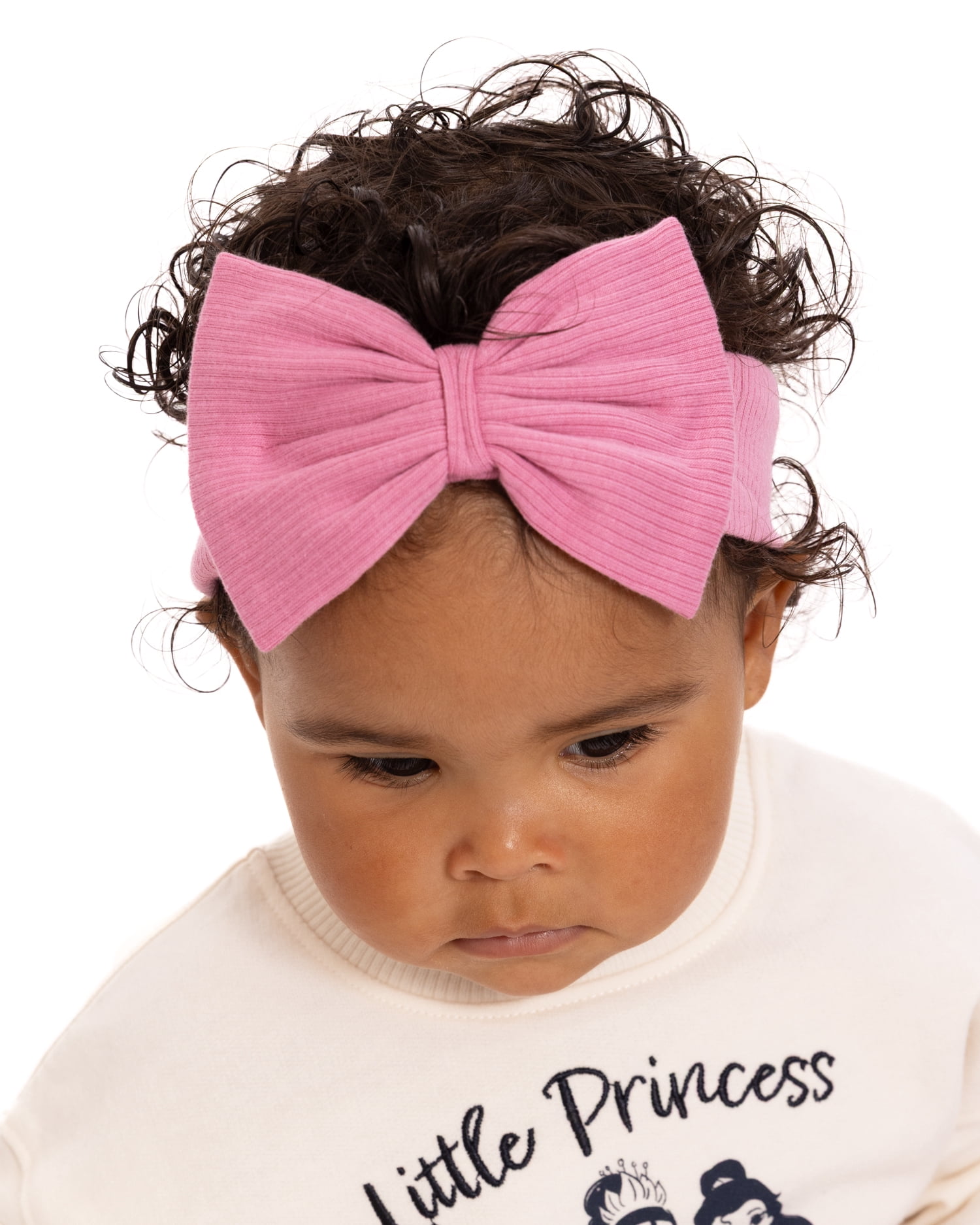 Disney Princess Baby Girls Crewneck Sweatshirt, Leggings and Headband Set, 3-Piece, Sizes 0/3M-24M