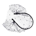 thumbnail image 1 of Fascinator Nupcial Diadema Birdcage Forma Decorativa Tea Party Hair Band Negro jinwen velo de novia, 1 of 8