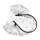 thumbnail image 1 of Diadema nupcial Forma de jaula de pájaros Diadema nupcial de aro de pelo de boda vintage Negro Zulema velo de novia, 1 of 8