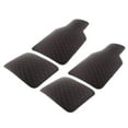 thumbnail image 1 of Juego de 4 alfombrillas universales antideslizantes para coche, camión, SUV, interior rojo, 1 of 9