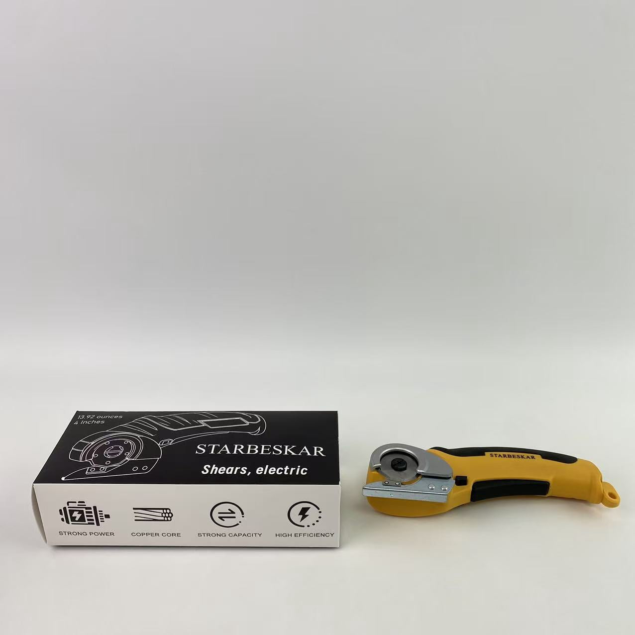 STARBESKAR Shears, electric,Cordless Electric Scissors, Rotary Cutter for Fabric and Cloth, Fabric Cutter for Carpet Leather Felt with Storage Box