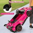 thumbnail image 4 of Costway Licensed Lamborghini 4WD Kids Ride-on Sports Car 12V Battery Powered 2.4G Remote Pink, 4 of 11