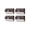 Bronze, variant on Mesh Linkable Series 4-Pack Solar SMD LED Security Wall Pack Light, 800LM, Auto-linking, 120°x26 ft Motion Detection, 3000K, Customizable 4-Channel Settings, Silver