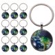 thumbnail image 3 of 10 llaveros con forma de globo terráqueo semicircular, colgante del sistema solar, planeta Tierra, llavero para mochila, adorno colgante, recuerdo de viaje para hombres y mujeres., 3 of 7