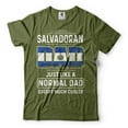 thumbnail image 4 of Mens Salvadoran Funny T-shirt Salvadoran Father's Day Dad Shirt Dad Gifts Salvadoran Father Tshirt (Large Navy Blue), 4 of 6