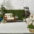 thumbnail image 5 of Nourison Versatile Indoor/Outdoor Ivory/White 8' x 10' Area Rug, (8x10), 5 of 10