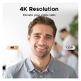 thumbnail image 3 of 4K FHD Webcam 8MP for PC, Dual AI Noise-Cancelling Mics, Web Cam Camera for Work ,Easy to Install, 3 of 7