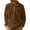 Light Brown_01#714a, variant on Hearthz Quarter Zip Pullover Men Long Sleeve Mock Neck Sweatshirt for Men Waffle Knit Casual Polo Quater Zip Pullover for Men