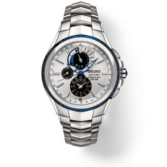 Seiko Men's Solar Coutura Chronograph Quartz Stainless Steel