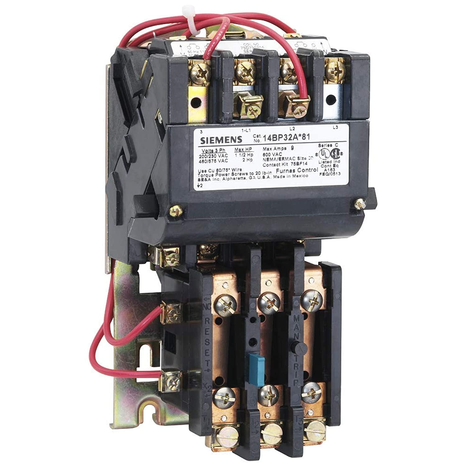 Siemens 14DP32AA81 Heavy Duty Motor Starter, Ambient Compensated