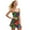 Colorful Dog Paw, variant on Yuyamidu Sunflowers Women Workout Tennis Dress with Built-in Shorts, Daisy Cross Back Shoulder Straps Sleeveless Golf Dress with Pockets, Size XS